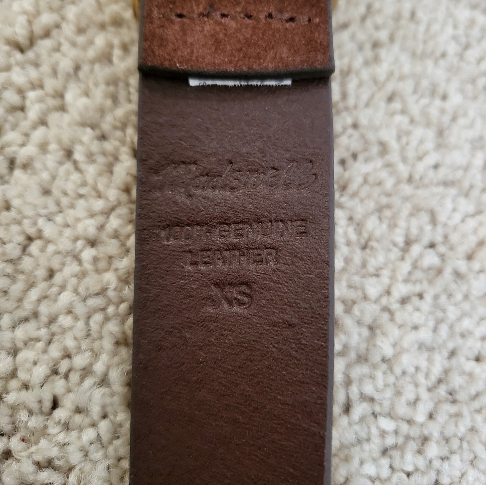 Madewell Western Belt Suede Dome Studs XS - Picture 4 of 5